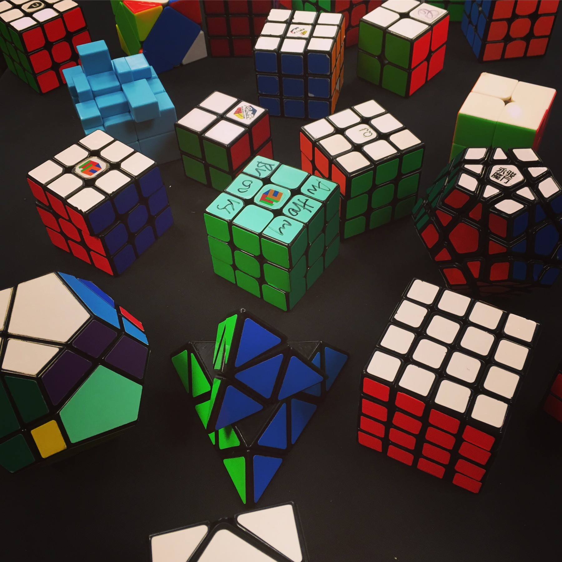 Table of cubes